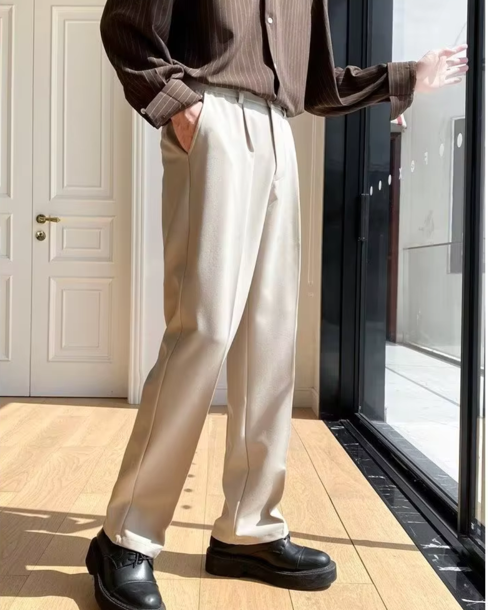 Felix – Elegante weite Hose für Herren