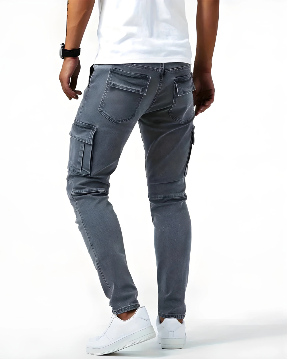 Hugo – Elegante Cargo Stretch-Hose