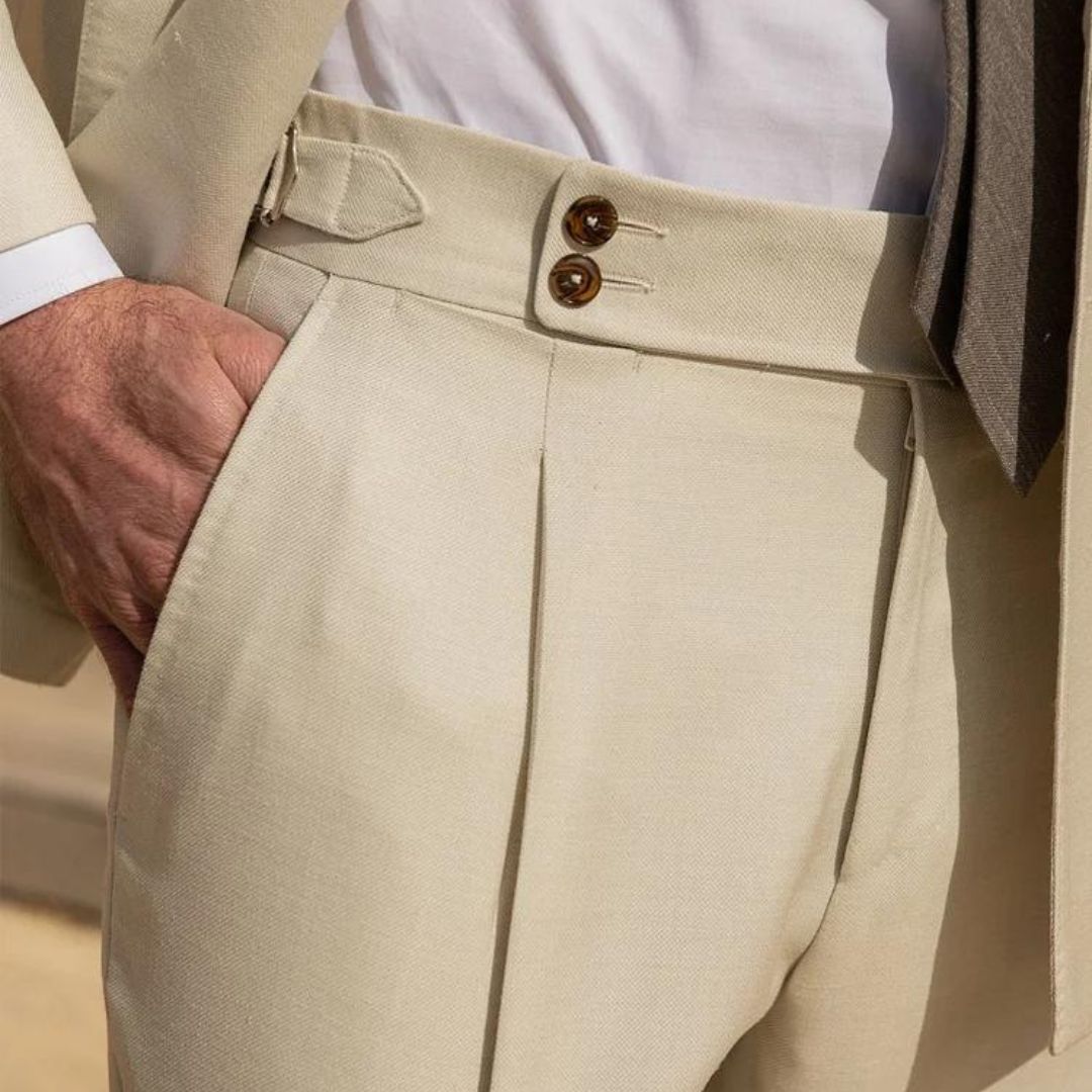 Hugo – Edle Leinenhose für die Goldküste