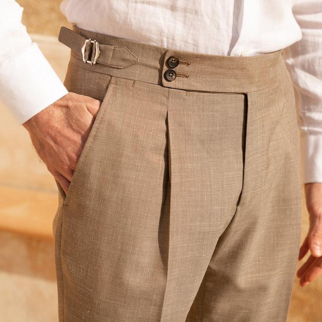Hugo – Edle Leinenhose für die Goldküste