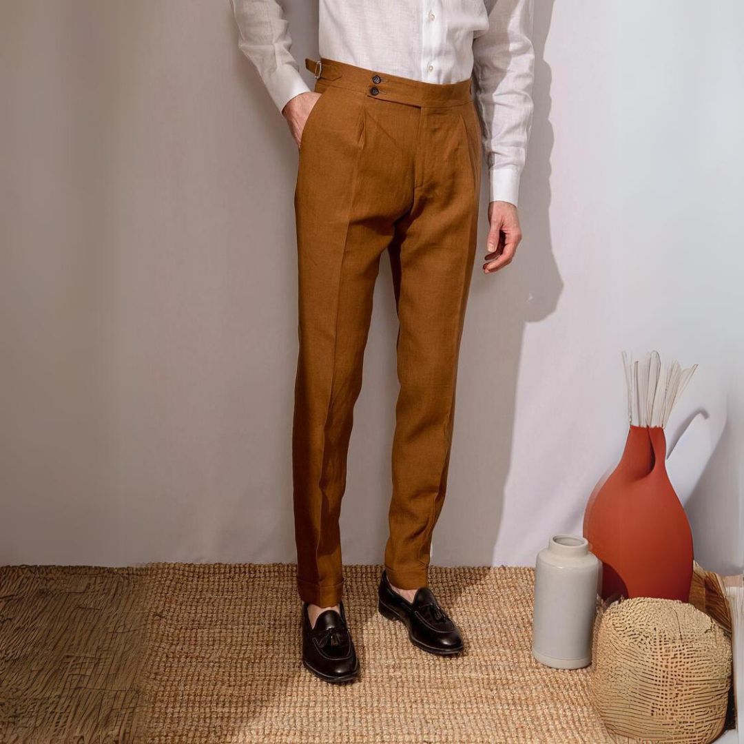 Hugo – Edle Leinenhose für die Goldküste