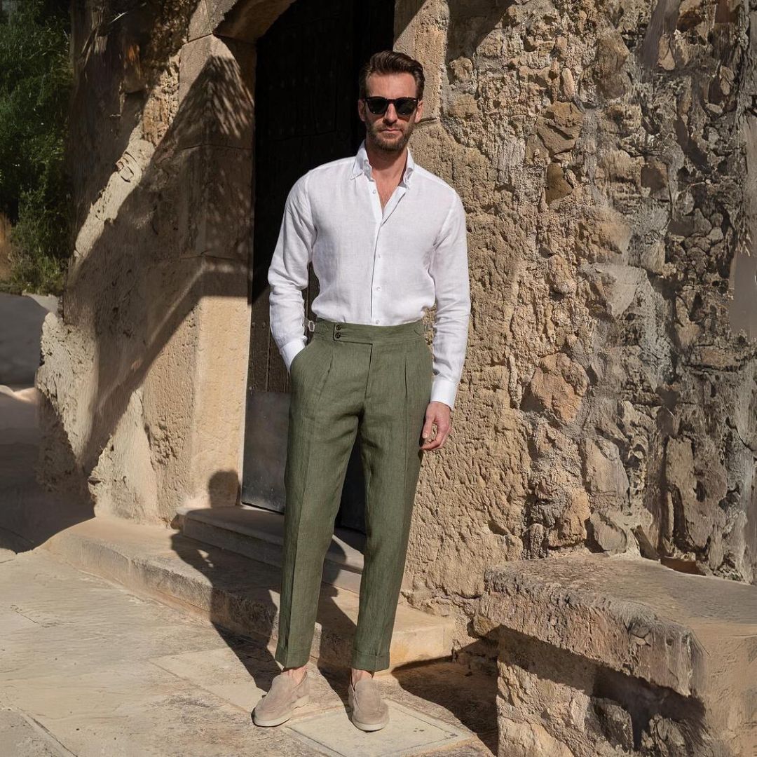 Hugo – Edle Leinenhose für die Goldküste