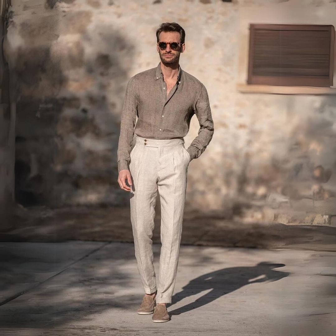 Hugo – Edle Leinenhose für die Goldküste