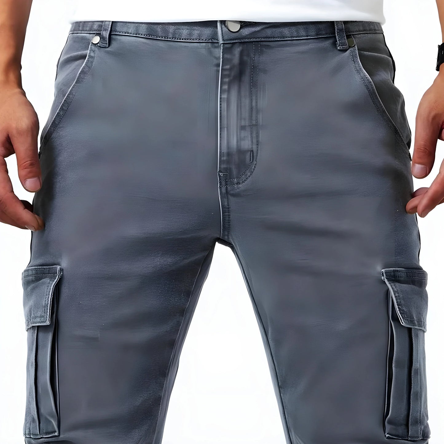 Hugo – Elegante Cargo Stretch-Hose