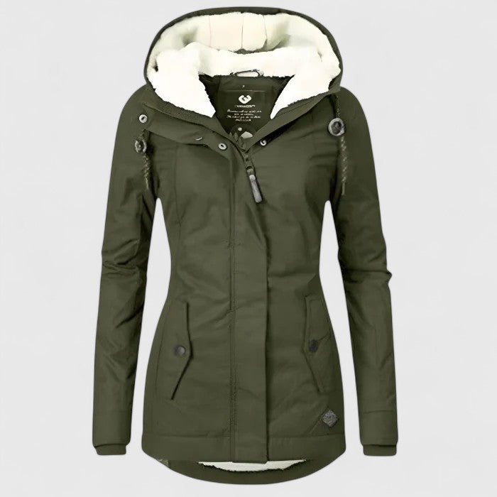 Seravia - Wasserabweisende Herbstjacke mit Kapuze