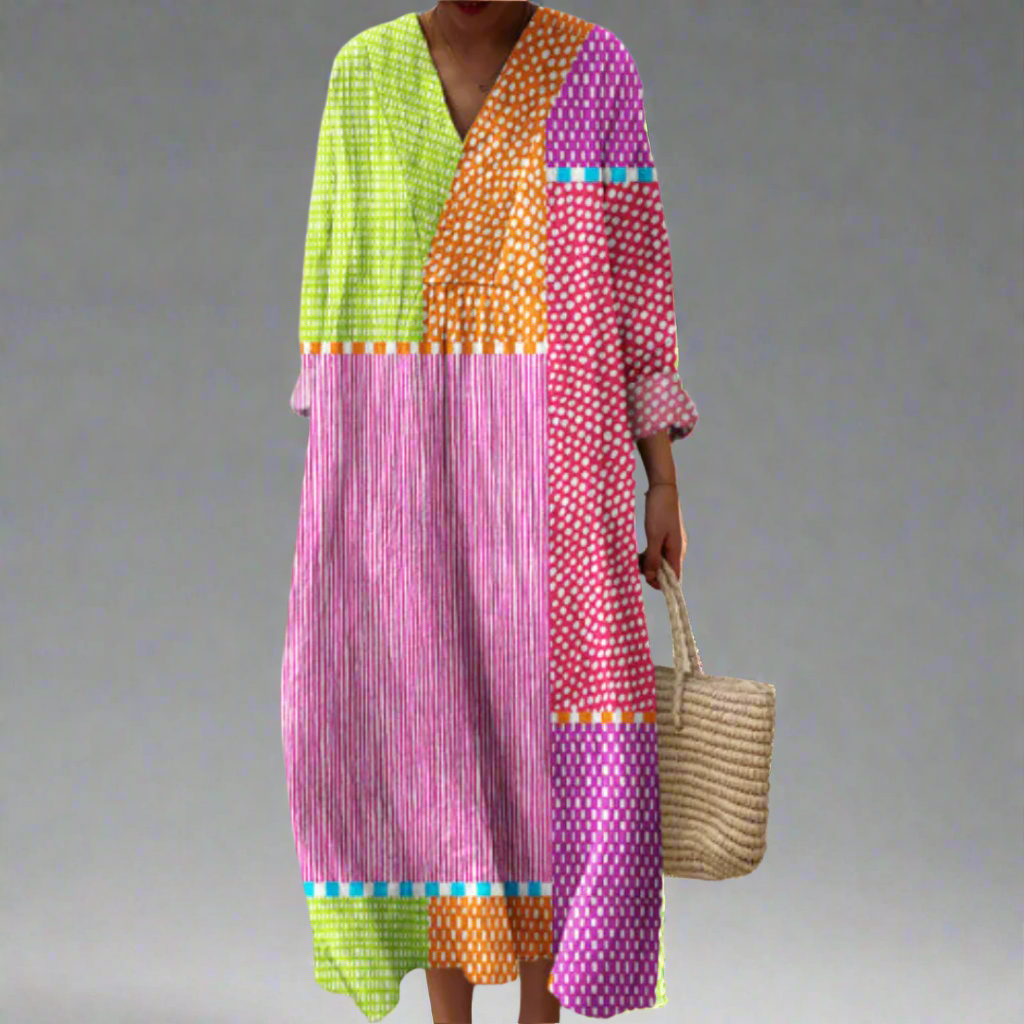 May™ | Elegantes Geometrisches Kleid