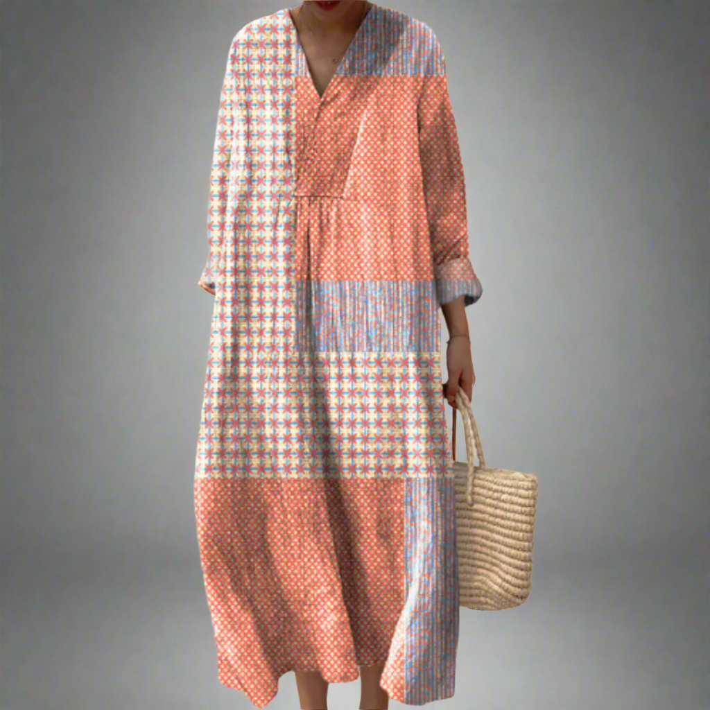 Elegantes geometrisches Kleid