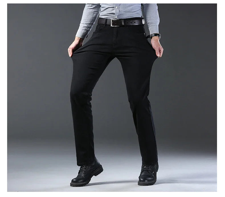 David – Stilvolle Business Jeans aus Denim