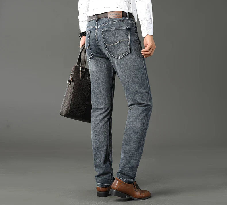 David – Stilvolle Business Jeans aus Denim
