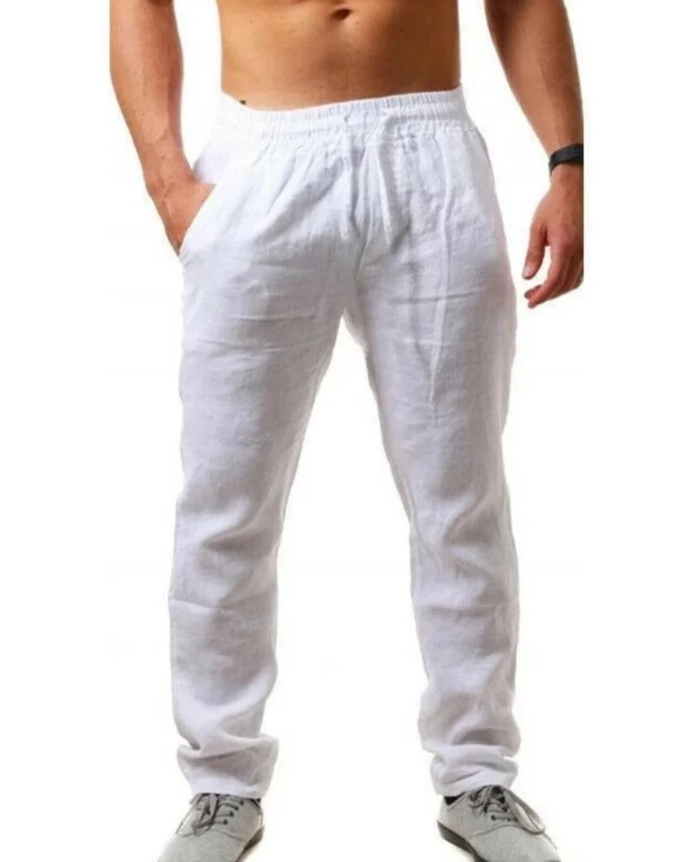 Lukas – Atmungsaktive Leinenhose