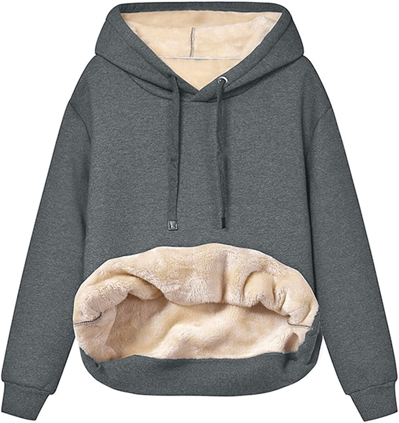 Delaware - Unisex Lammfleece Hoodie – Extra Warm & Kuschelig (S–2XL)
