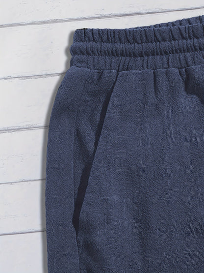Maximilian – Elegante Leinen-Shorts für Herren