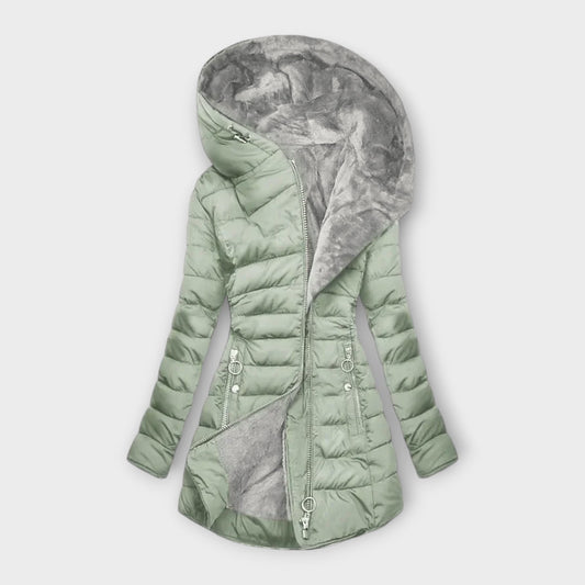 BEATRICE™ | WARMWINTERMANTEL MIT ECOPELUCHE-INNENFUTTER