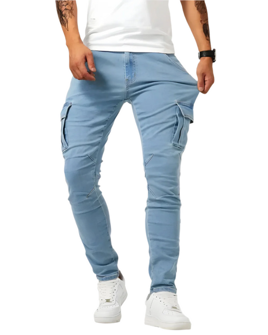 Hugo – Elegante Cargo Stretch-Hose