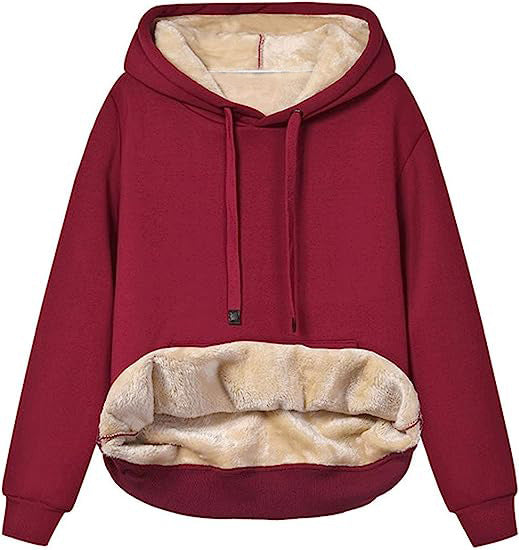 Delaware - Unisex Lammfleece Hoodie – Extra Warm & Kuschelig (S–2XL)