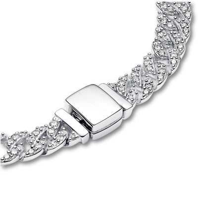 Gold Pave Cuban Bracelet