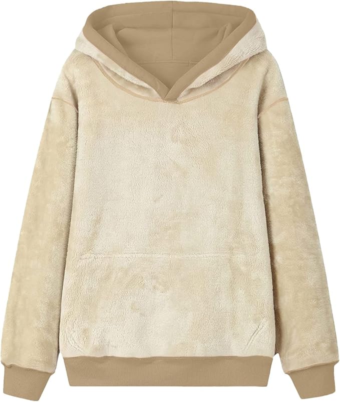 Delaware - Unisex Lammfleece Hoodie – Extra Warm & Kuschelig (S–2XL)