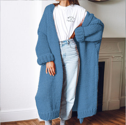 Sofia – Langer Strick-Cardigan mit lockerer Passform für Damen