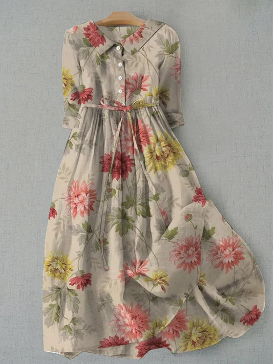 Zinnia - Damen Schnür-Taillenkleid