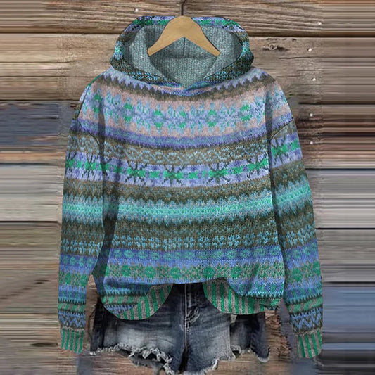 Anja™ - Gemütlicher Ethno-Pullover