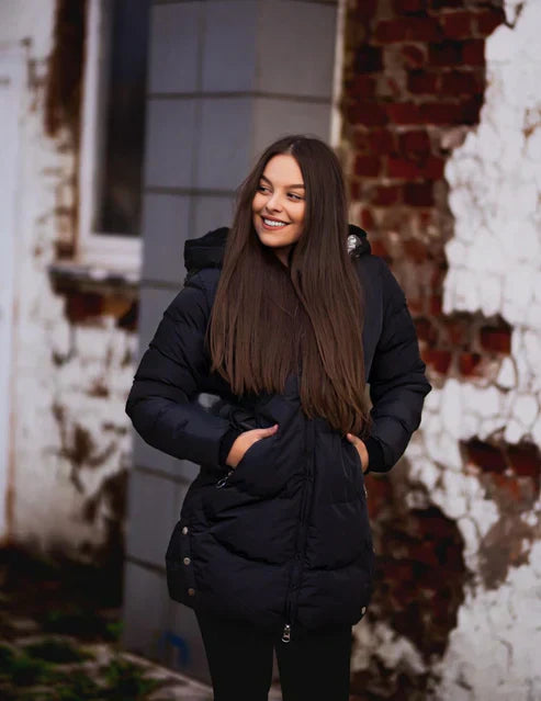 BEATRICE™ | WARMWINTERMANTEL MIT ECOPELUCHE-INNENFUTTER