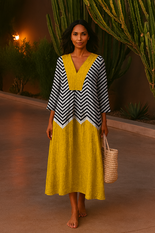 Elena – Kleid mit Muster