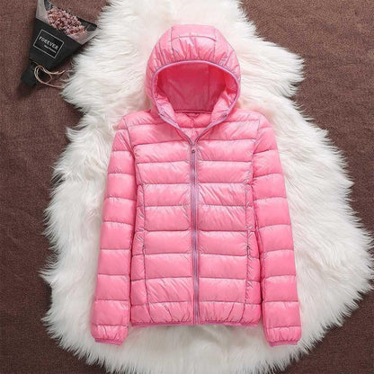 Rosnitha® | Neue Winterjacke mit weißen Entenfedern