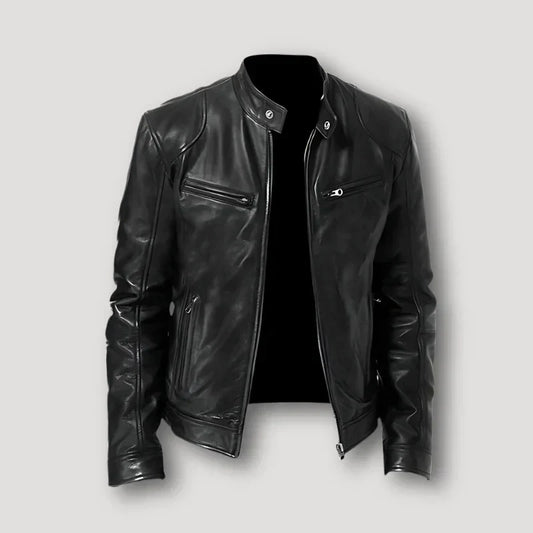 Rino™ | Lässige Lederjacke