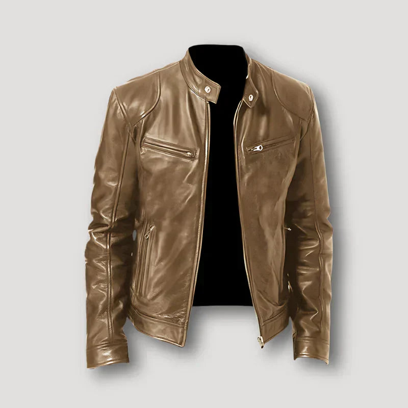 Rino™ | Lässige Lederjacke