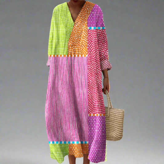 May™ | Elegantes Geometrisches Kleid