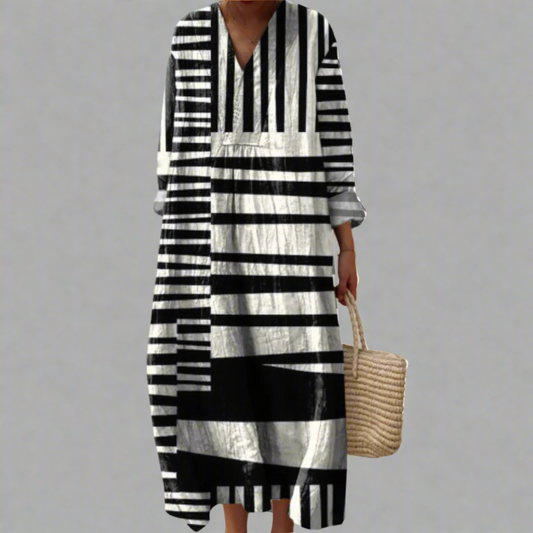 Doris™ | Elegantes Geometrisches Kleid