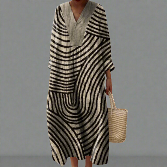 Abigail™ | Elegantes Geometrisches Kleid