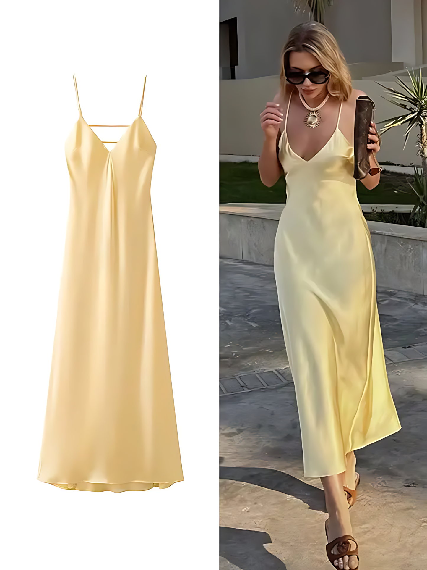 Soleya – Satin Kleid