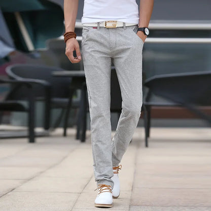 Michael – Schicke Leinenhose im Slim Fit
