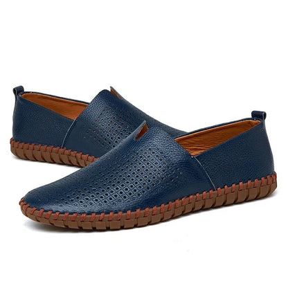Elegant Breathable Leather Loafers
