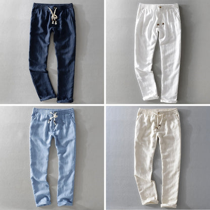 Benedikt – Elegante Leinenhose für Ibiza