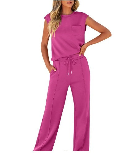 Sofia – Zweiteiliges Damen Lounge Set in Pink