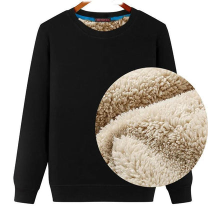 Kyma - Unisex Rundhals-Sweater mit Lammwoll-Futter – 350g Extra Warm, M–5XL