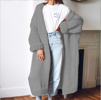 Sofia – Langer Strick-Cardigan mit lockerer Passform für Damen
