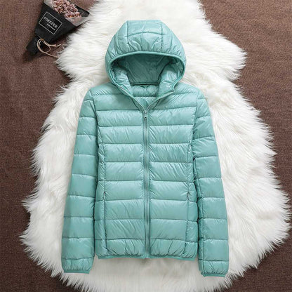 Rosnitha® | Neue Winterjacke mit weißen Entenfedern